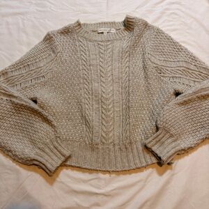 Altar'd State Textured Cream Sweater